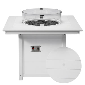 Sedona Square 42" Dining Fire Pit Table