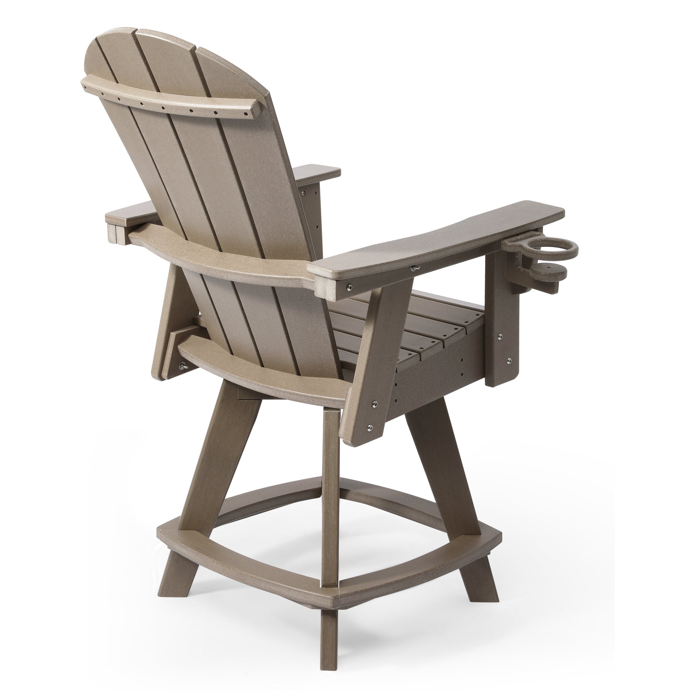 Chatham Adirondack Swivel Counter Chair with Cup Holder