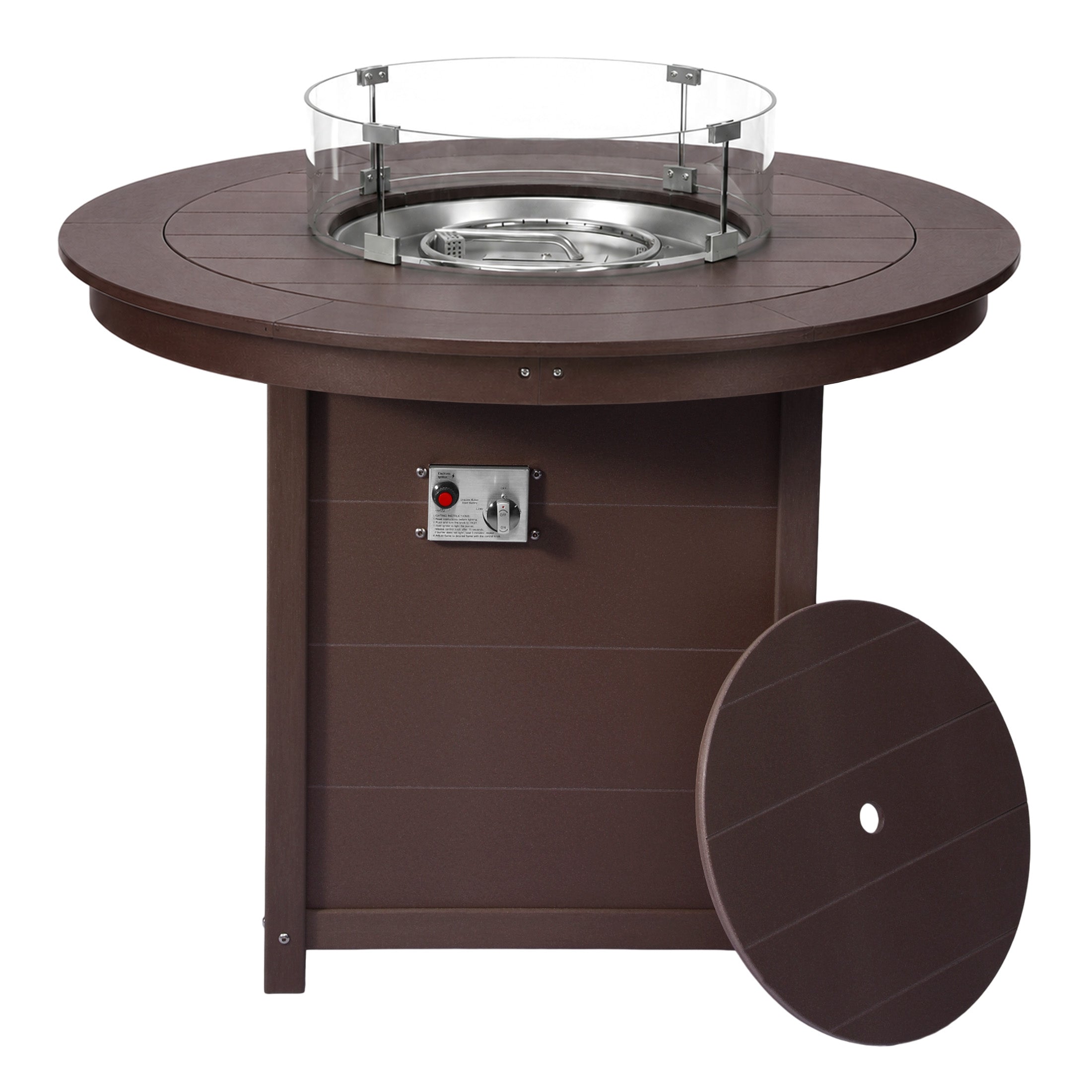 Sedona Round 47" Counter Fire Pit Table Top