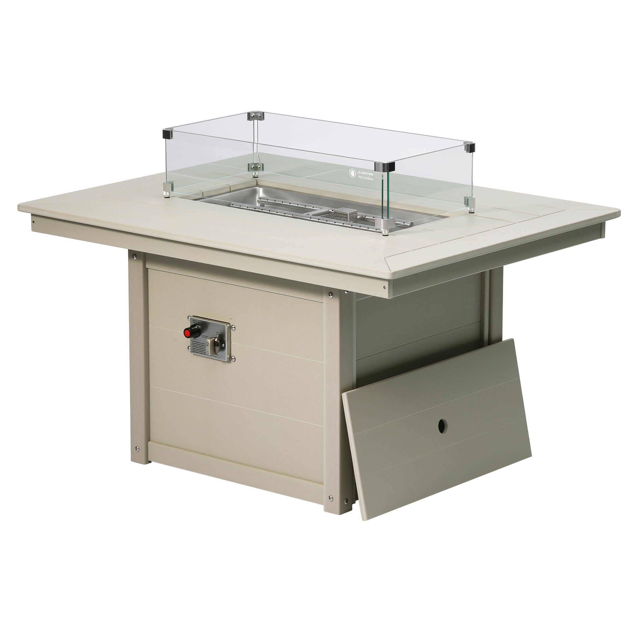 Sedona Rectangular 34" X 46" Fire Pit Table