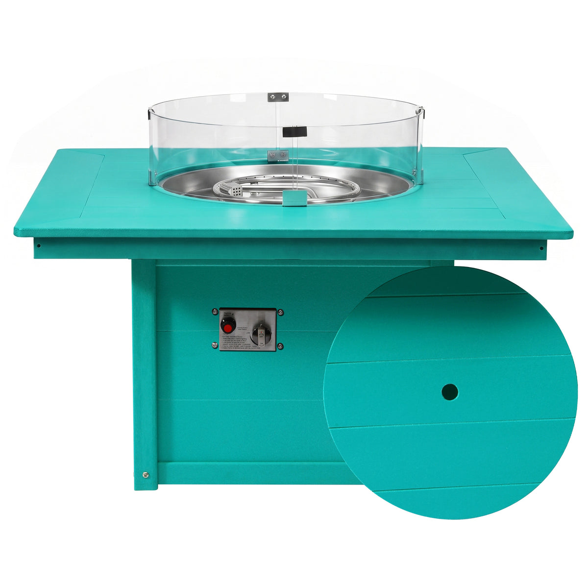 Sedona Square 42" Fire Pit Table