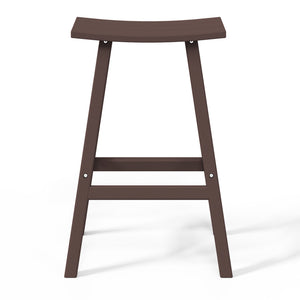 Stockholm All-Weather Outdoor Saddle Bar Stool (29" Height)