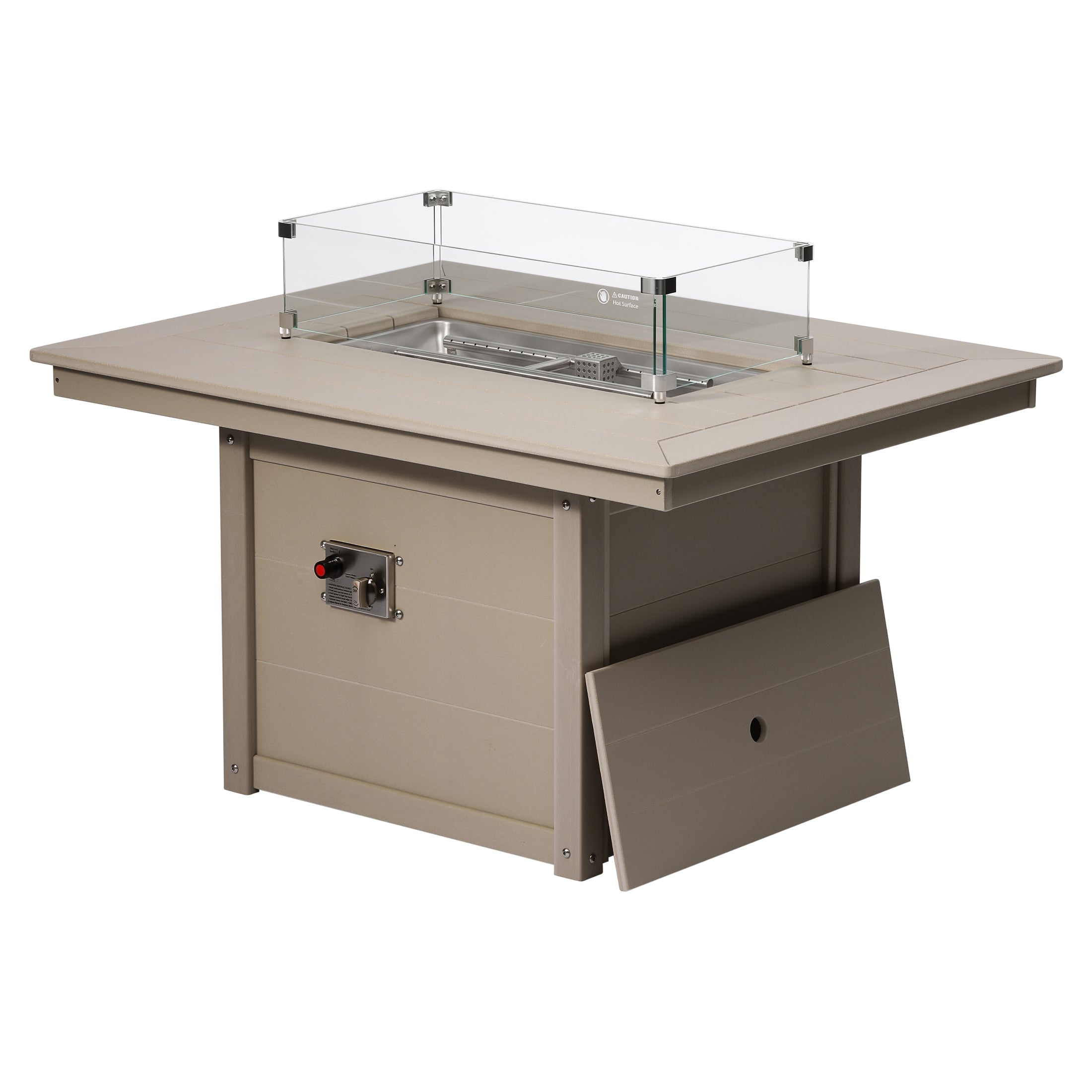 Sedona Rectangular 34" X 46" Fire Pit Table