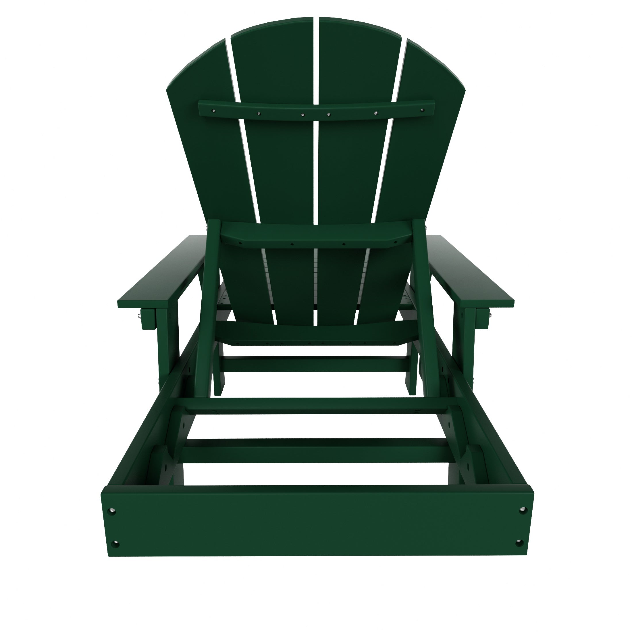 Chatham All-Weather Outdoor Adirondack Reclining Sun Lounger With Arms Rests & Wheels
