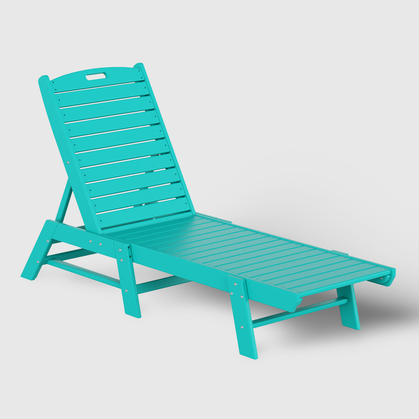 POLYTRENDS™ Santa Monica All-Weather Outdoor Reclining Sun Lounger