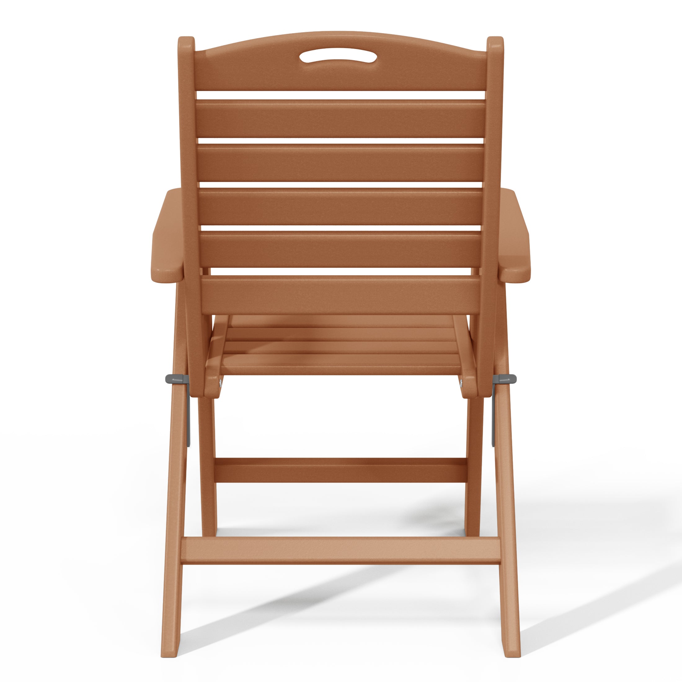 Aarhus All-Weather Outdoor Patio Folding Tall Back Dining Chair (38" High)