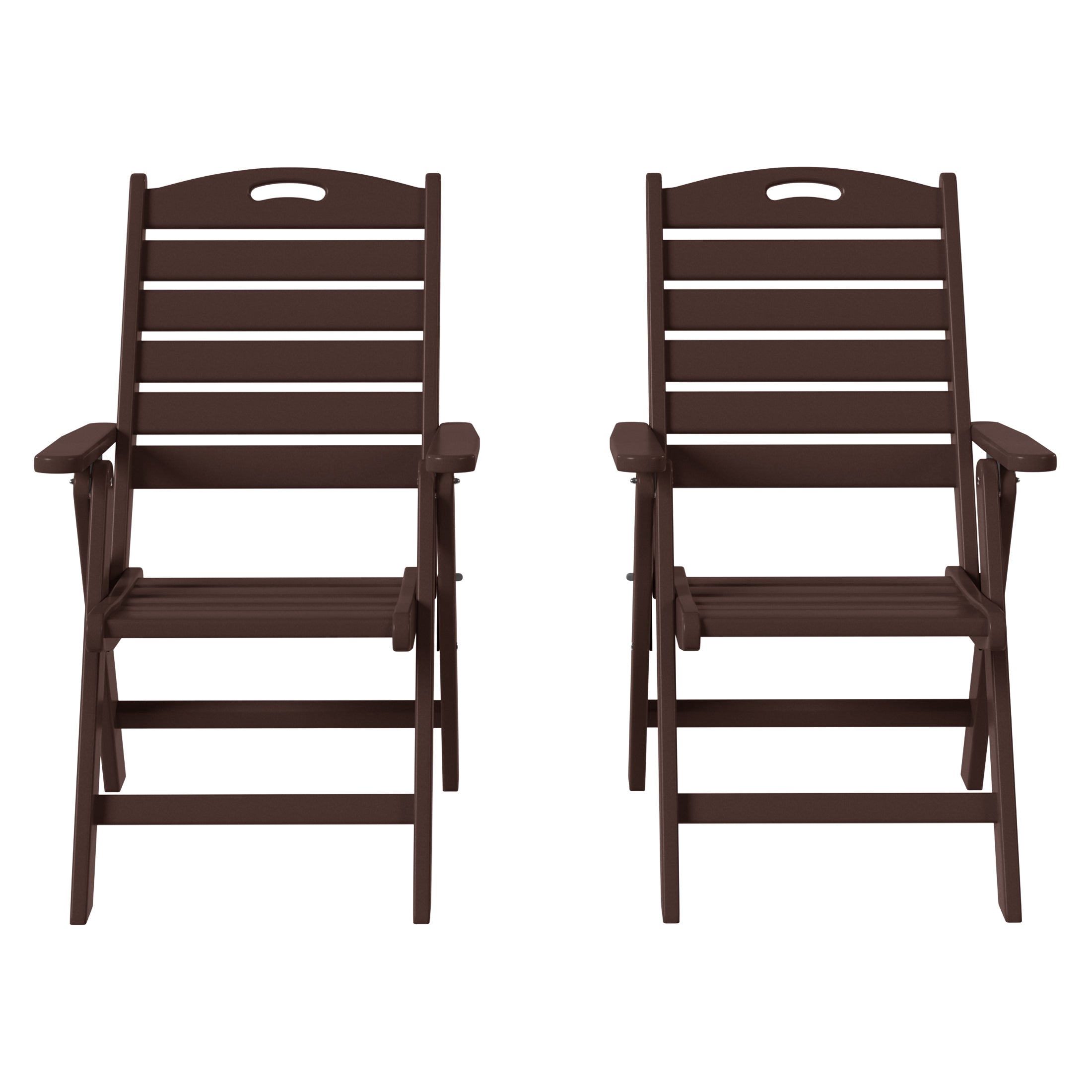 Aarhus Folding High back Dining Chair (Set of 2)