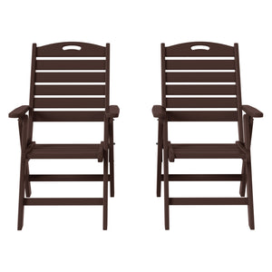 Aarhus Folding High back Dining Chair (Set of 2)
