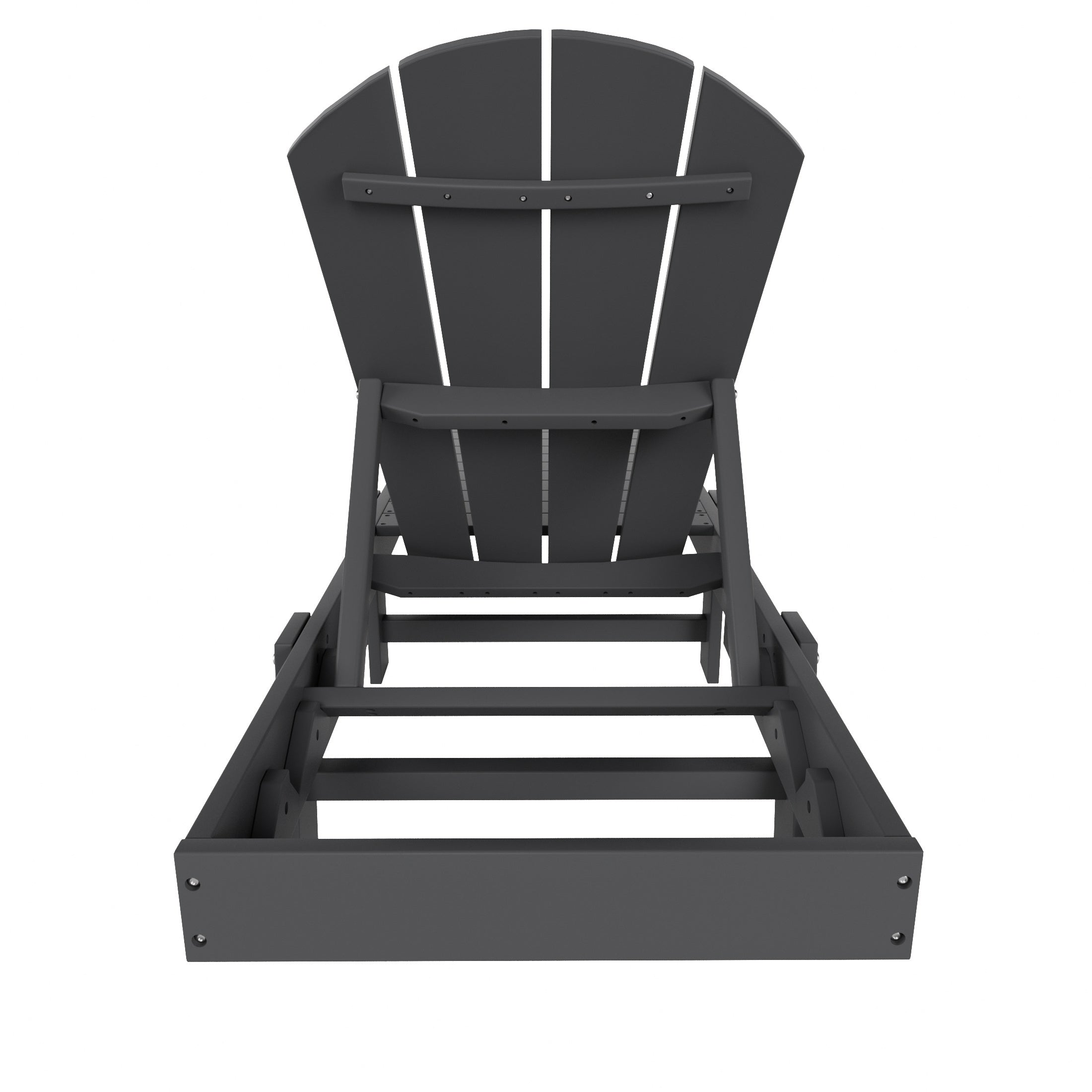 Chatham All-Weather Outdoor Adirondack Reclining Sun Lounger With Wheels