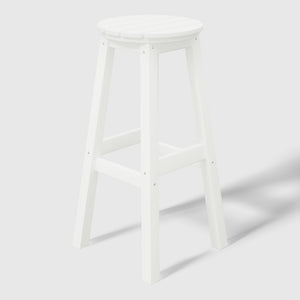 Stockholm All-Weather Outdoor Round Bar Stool (29" Height)