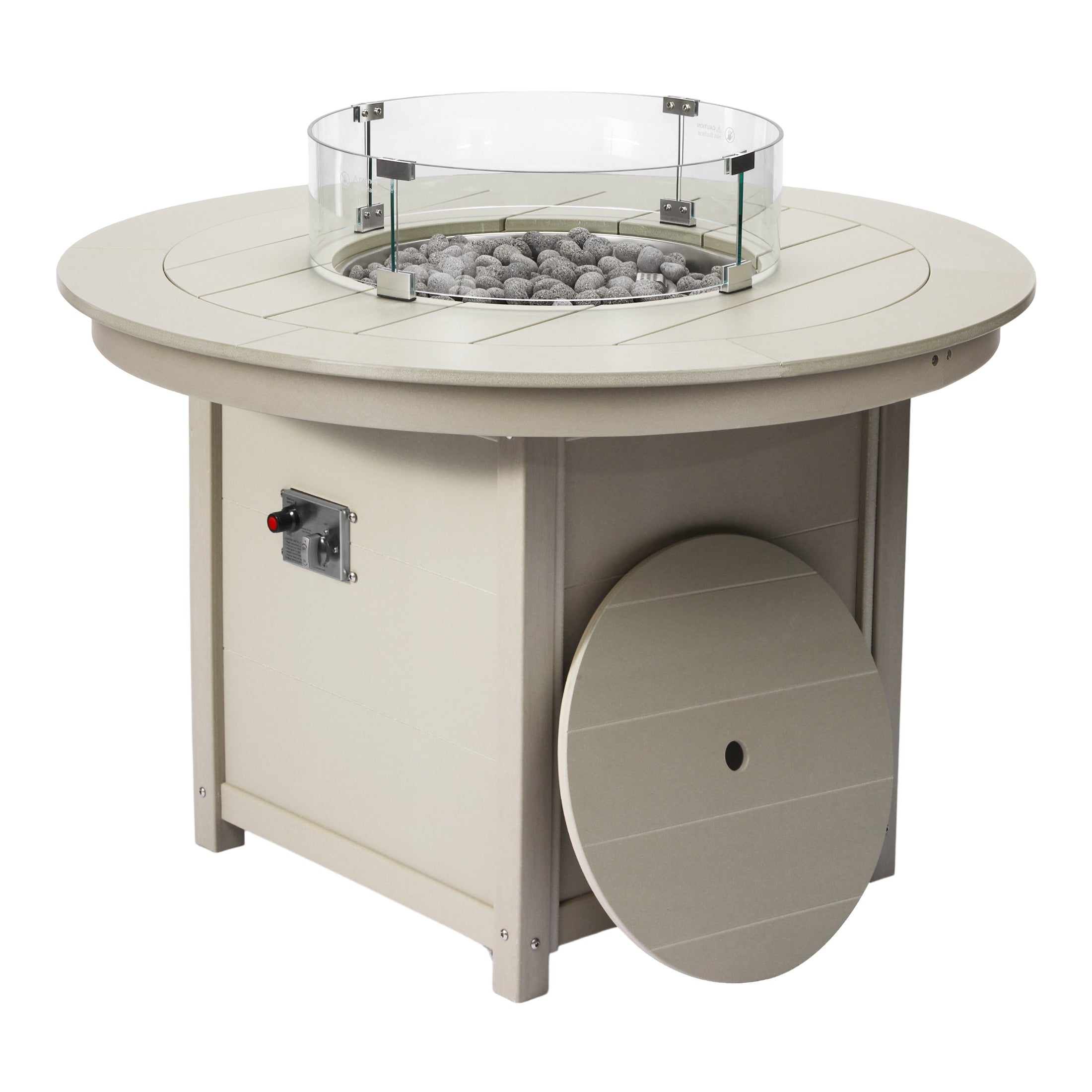 Sedona Round 47" Dining Fire Pit Table