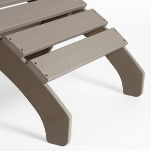 Westport All-Weather Outdoor Adirondack Folding Foot Rest/Ottoman