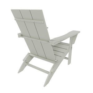 Malibu Modern All-Weather Outdoor Folding Adirondack Chair