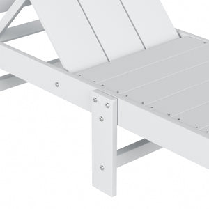 Malibu Modern All-Weather Outdoor Reclining Sun Lounger With Wheels