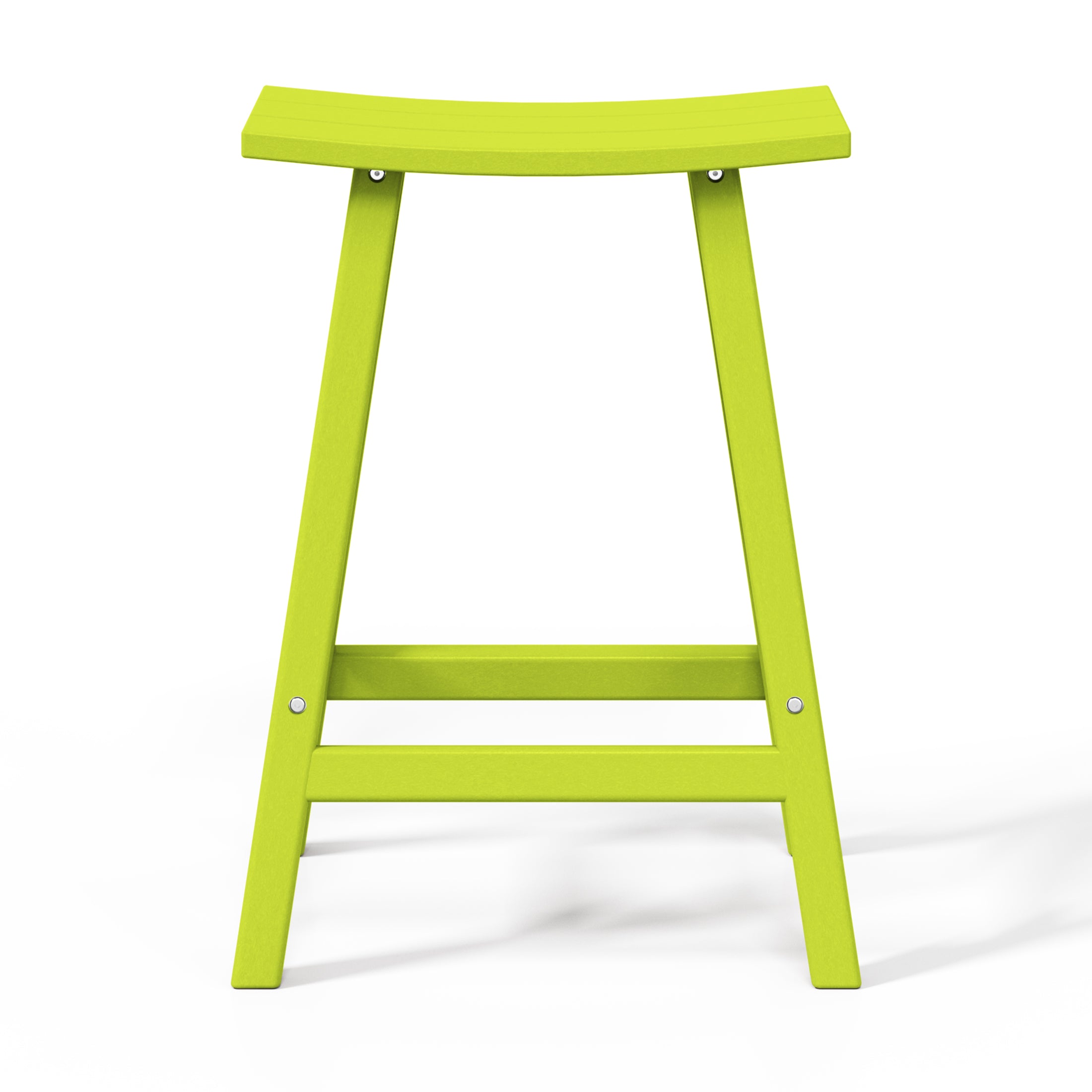 Stockholm All-Weather Outdoor Saddle Counter Stool (24" Height)