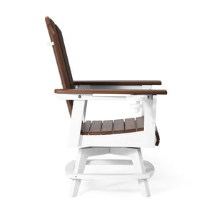 Heritage Ridge Adirondack Swivel Dining Chair With Cup Holder