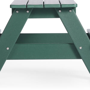 Tiny Terraces Kids' All-Weather Outdoor Picnic Table