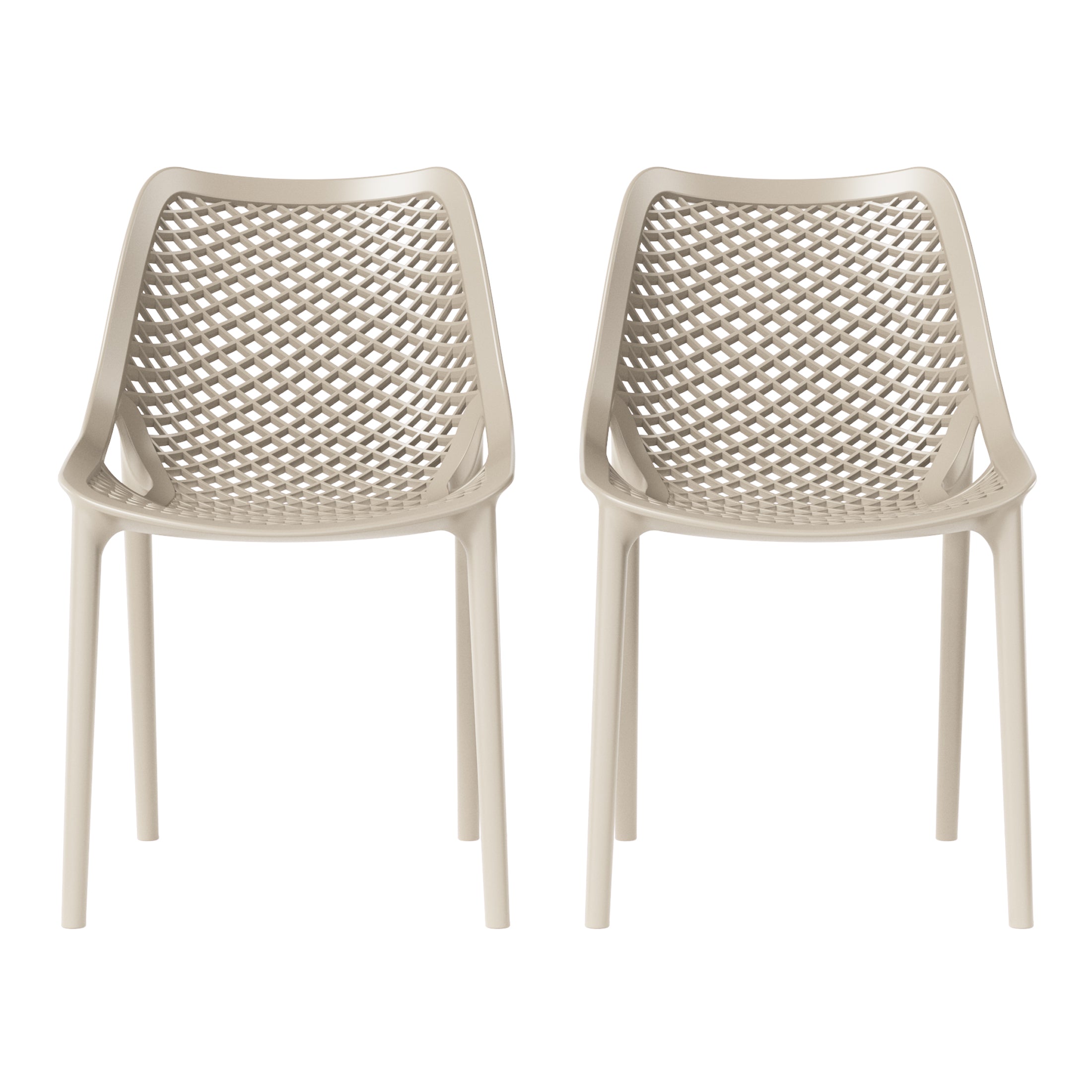 Polyform Stacking Dining Side Chair (Set of 2)