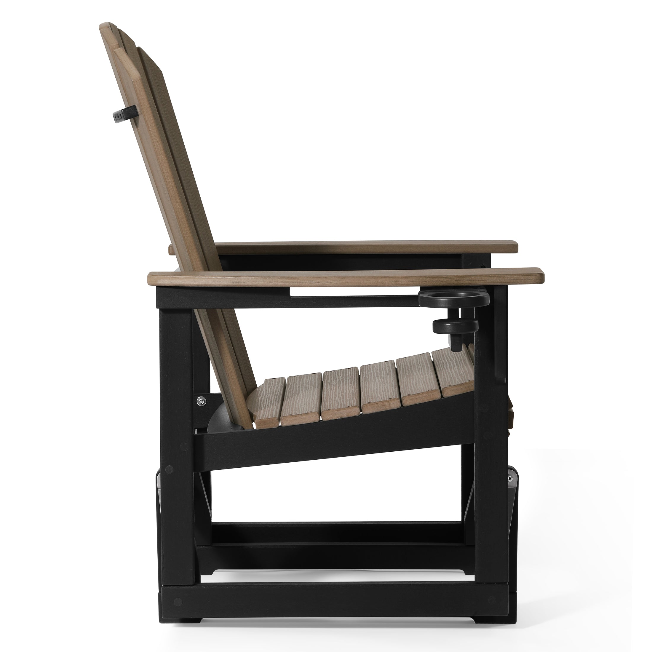 Heritage Ridge Adirondack Glider With Cup Holder