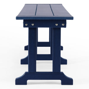 Tuscany All-Weather Outdoor 65" Trestle Dining Bench