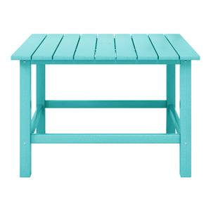 Tiny Terraces Kids' All-Weather Outdoor Square Dining Table (31" Top)