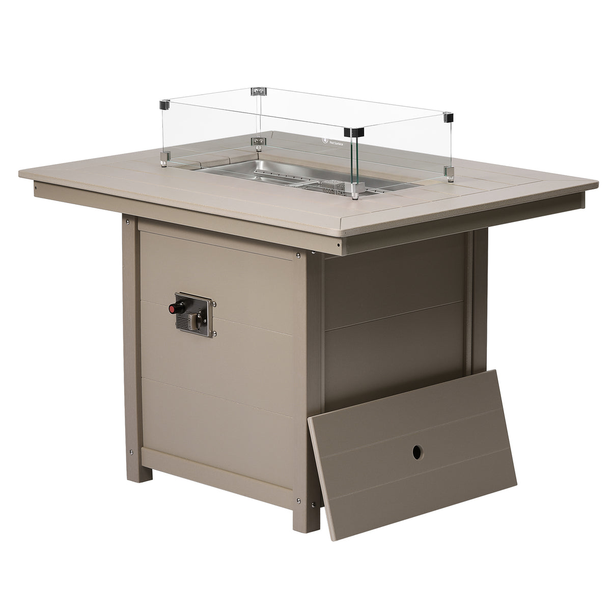 Sedona Rectangular 34" X 46" Dining Fire Pit Table