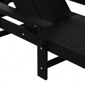 Malibu Modern All-Weather Outdoor Reclining Sun Lounger With Arm Rests & Wheels