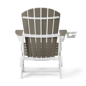 Heritage Ridge Folding Adirondack Chair With Cup Holder