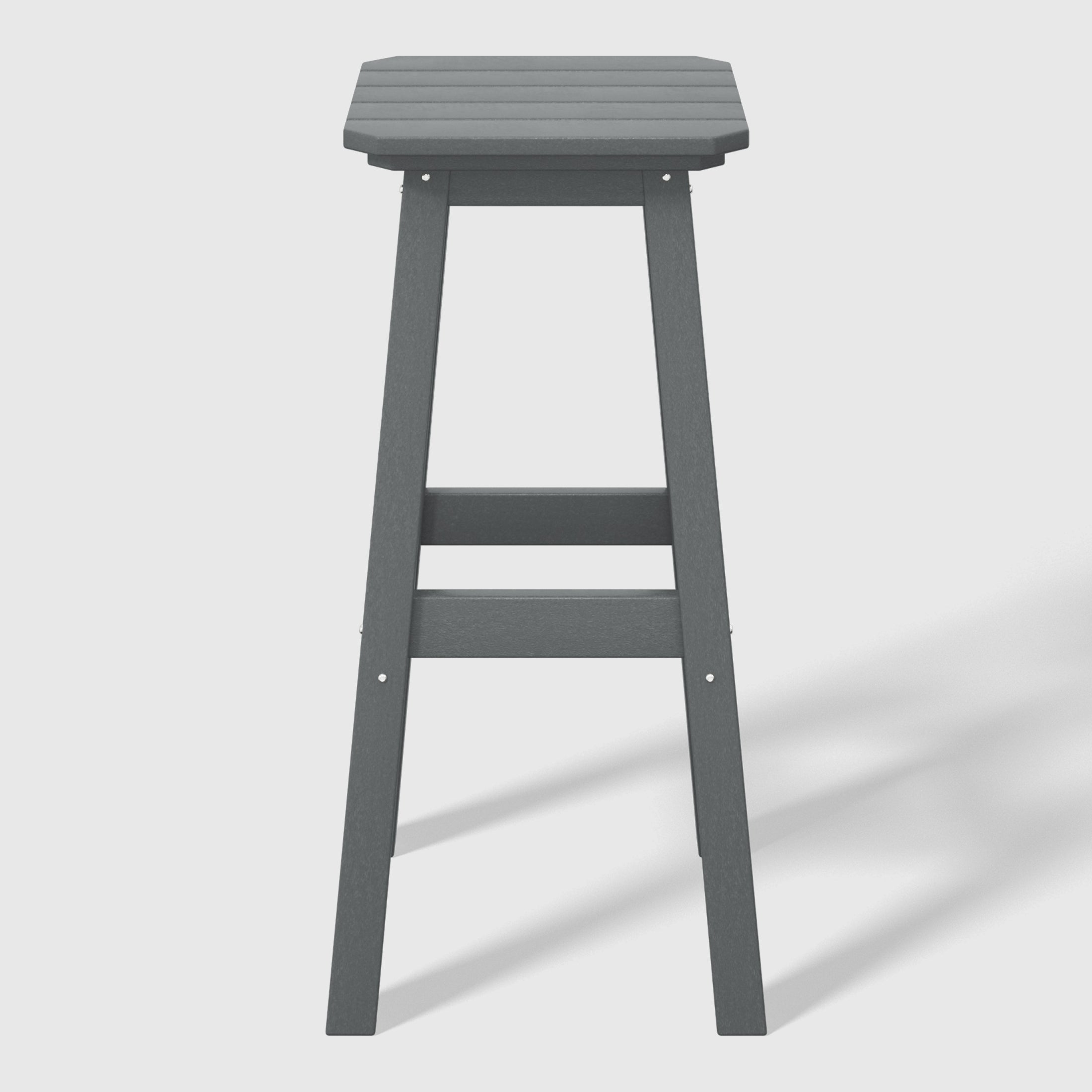 Stockholm All-Weather Outdoor Square Bar Stool (29" Height)