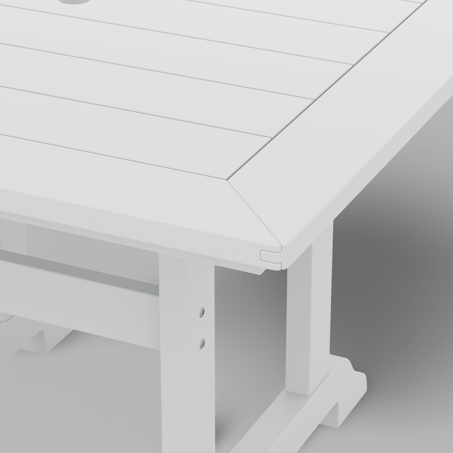 POLYTRENDS™ Tuscany All-Weather Outdoor Square Dining Table (43" Top)