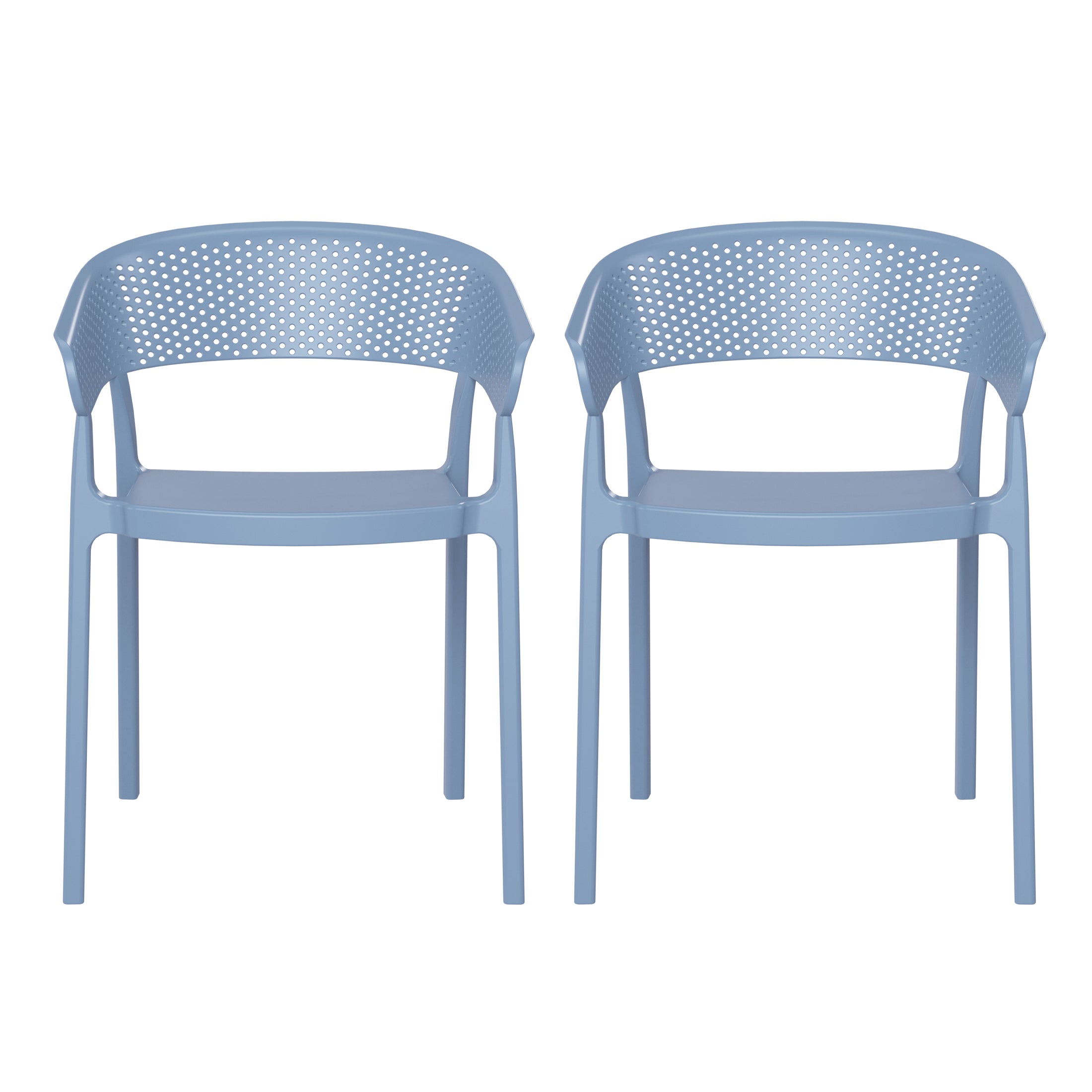 Polyform Stacking Dining Arm Chair (Set of 2)