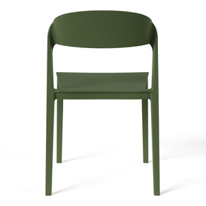 Patio Stacking Dining Side Chair (Set of 2)