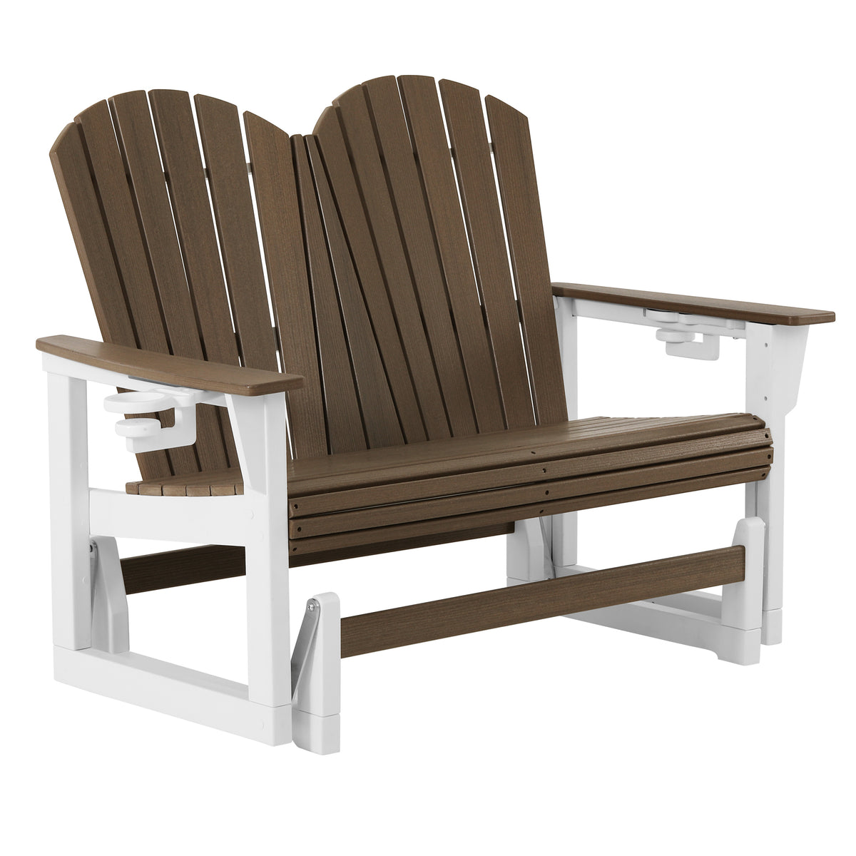 Adirondack 52“ Glider With Cup Holder