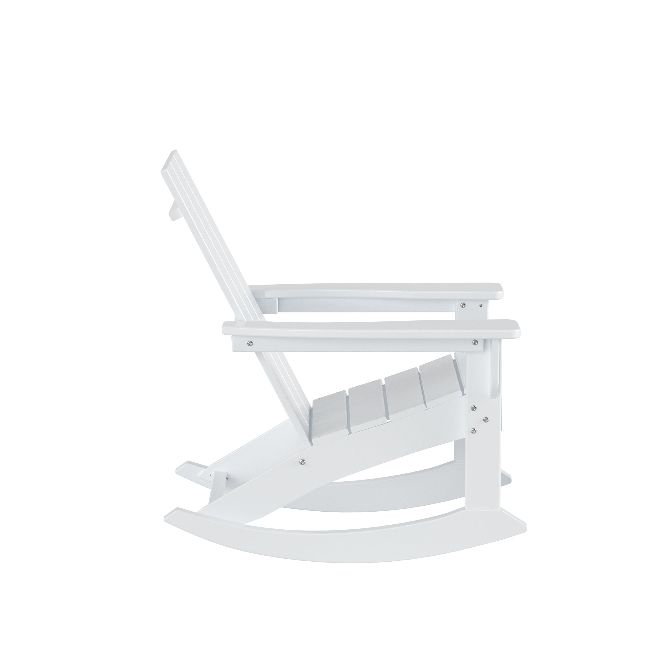 Malibu Modern All-Weather Outdoor Rocking Adirondack Chair