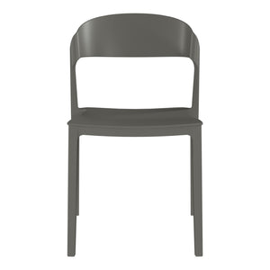 Patio Stacking Dining Side Chair (Set of 2)