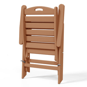 Aarhus Folding High back Dining Chair (Set of 2)
