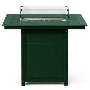 Sedona Rectangular 34" X 46" Counter Fire Pit Table
