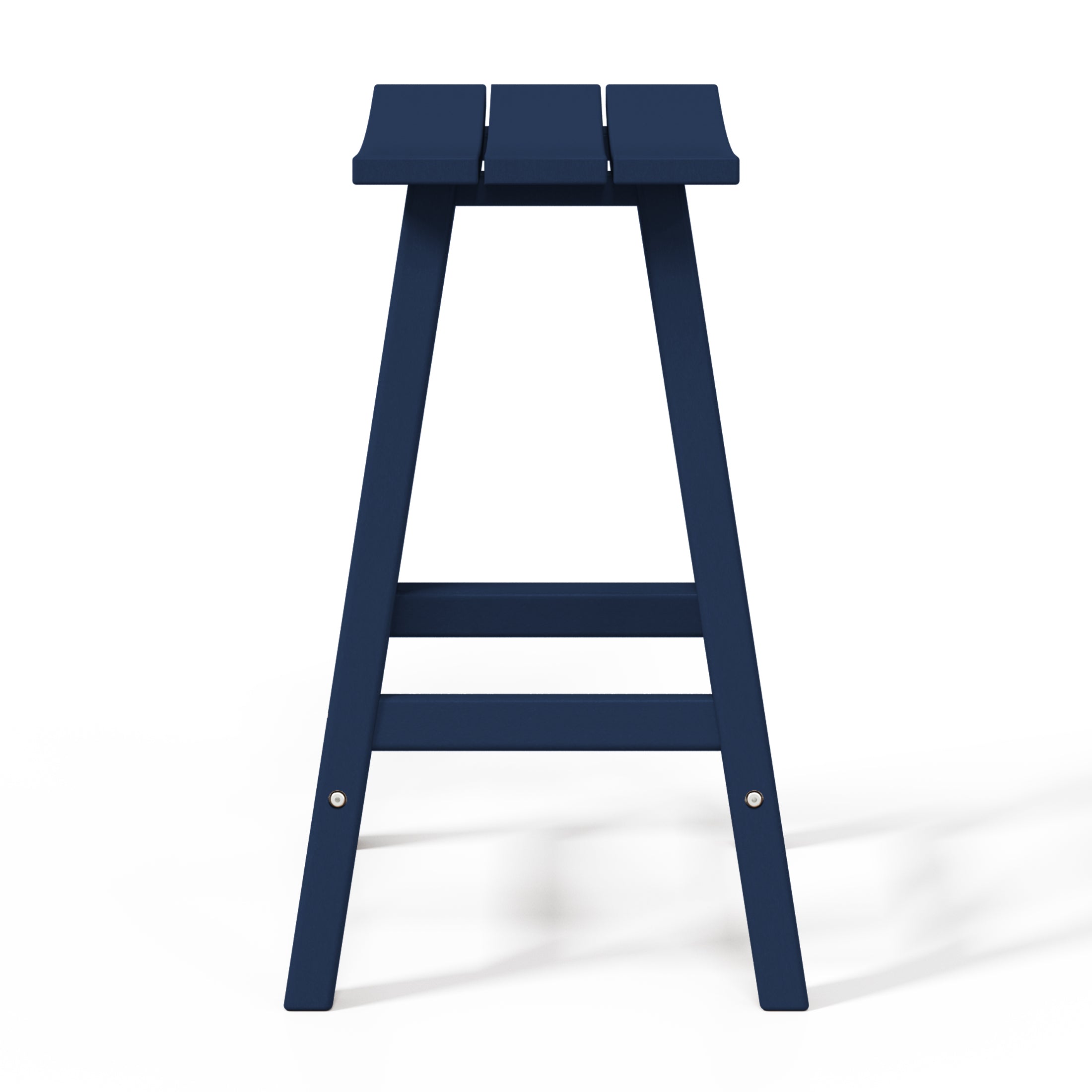 Stockholm All-Weather Outdoor Saddle Counter Stool (24" Height)