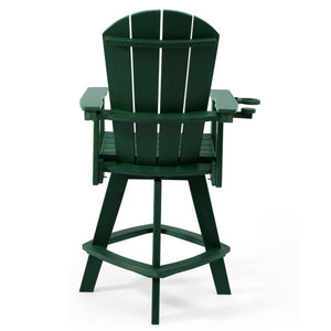 Chatham Adirondack Swivel Bar Chair with Cup Holder