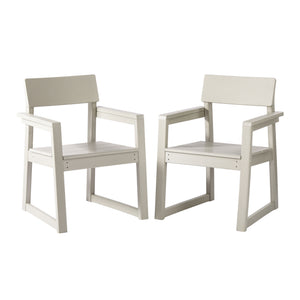 Palmetto Outdoor Dining Arm Chair (Set of 2)