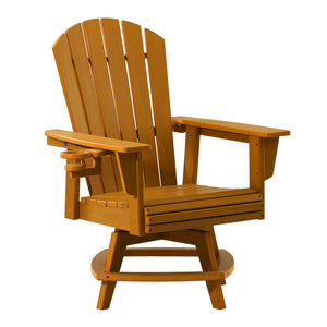Heritage Ridge Adirondack Swivel Dining Chair With Cup Holder