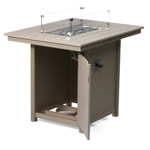 Sedona Rectangular 34" X 46" Counter Fire Pit Table