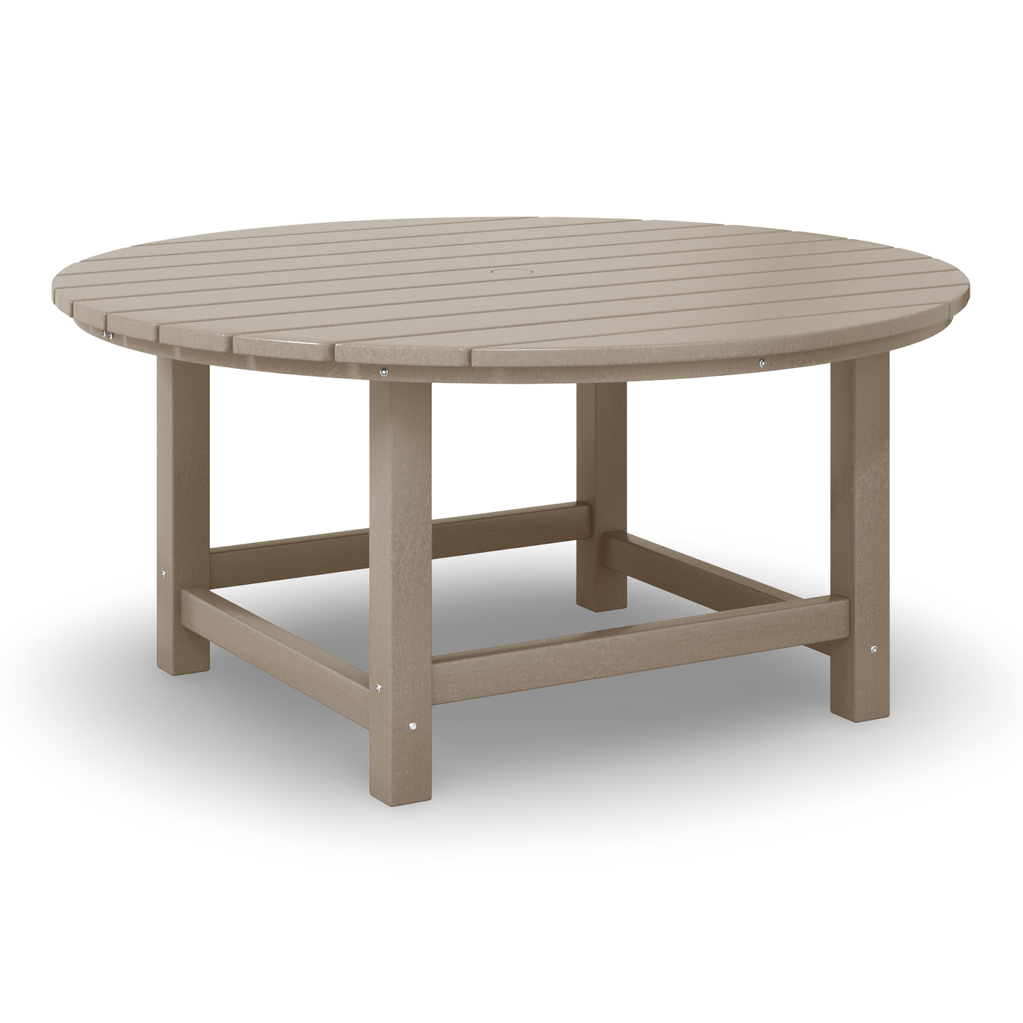 POLYTRENDS™ Chatham All-Weather Outdoor Round Coffee Table (38" Top)