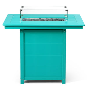 Sedona Rectangular 34" X 46" Counter Fire Pit Table