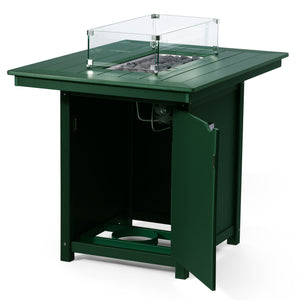 Sedona Rectangular 34" X 46" Counter Fire Pit Table