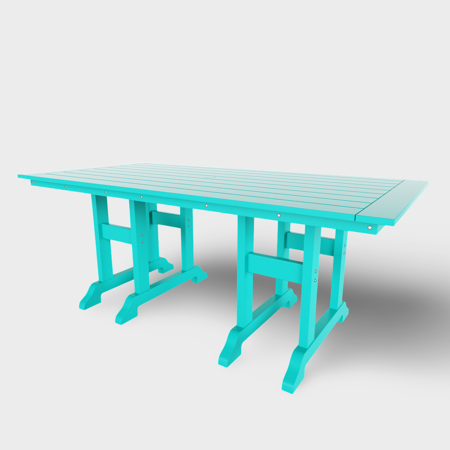 POLYTRENDS™ Tuscany All-Weather Outdoor Rectangular Dining Table (71" x 37" Top)
