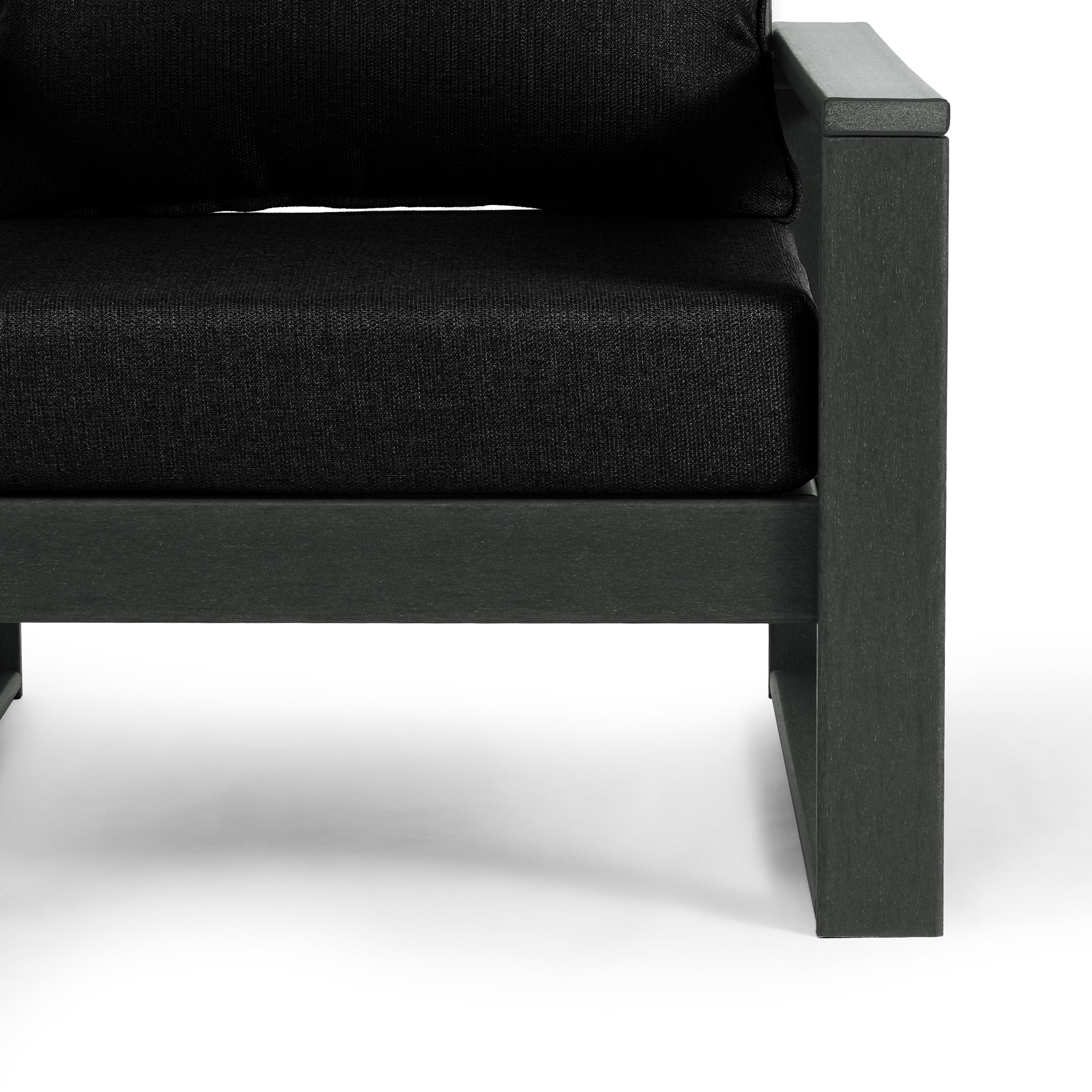 Signature All-Weather Outdoor Modular Patio Deep Seating Left Arm Chair (Left Arm Sectional Seat)