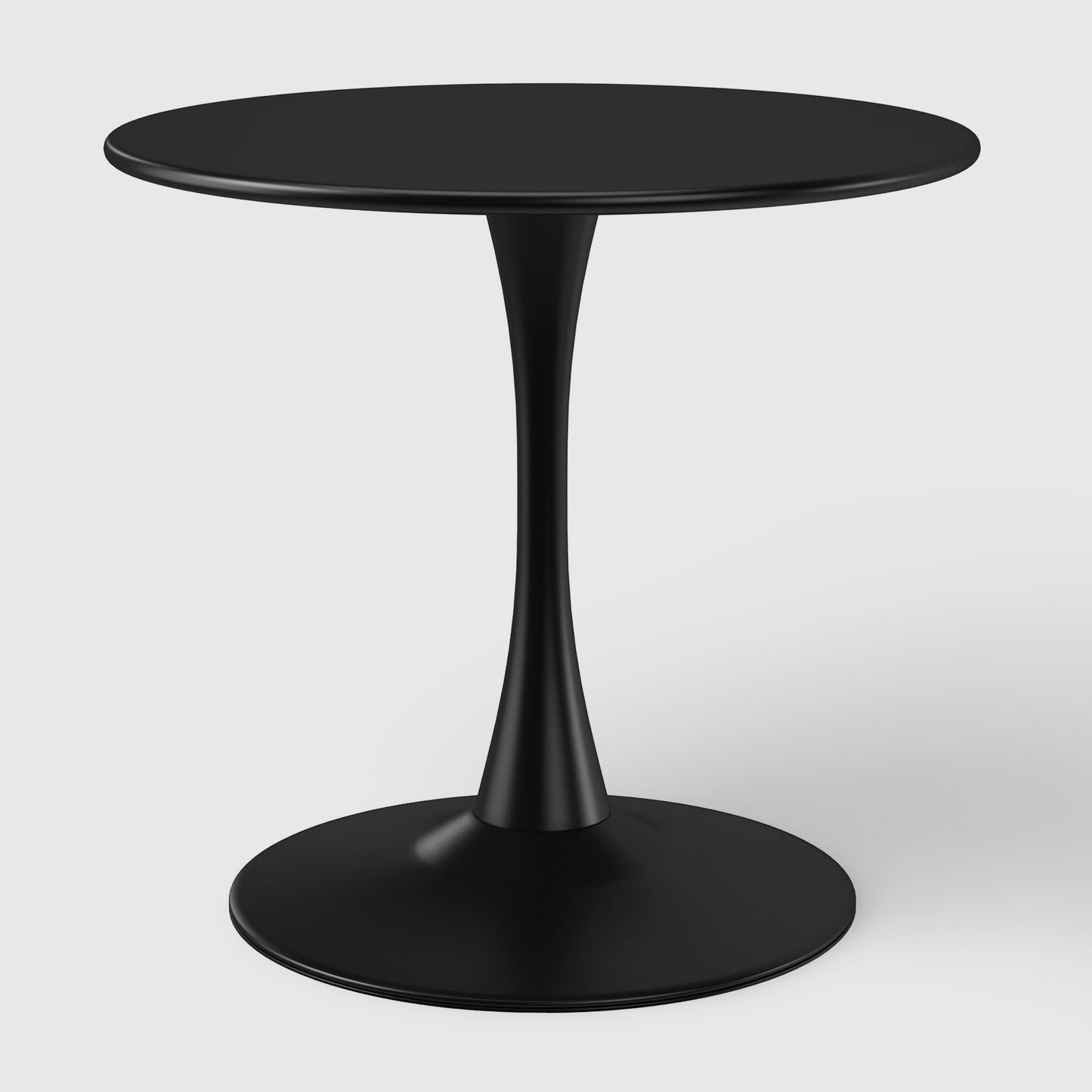 POLYTRENDS™ Copenhagen Stilke All-Weather Indoor/Outdoor 31.5" Round Metal Patio Bistro Dining Table