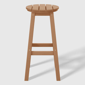 Stockholm All-Weather Outdoor Round Bar Stool (29" Height)