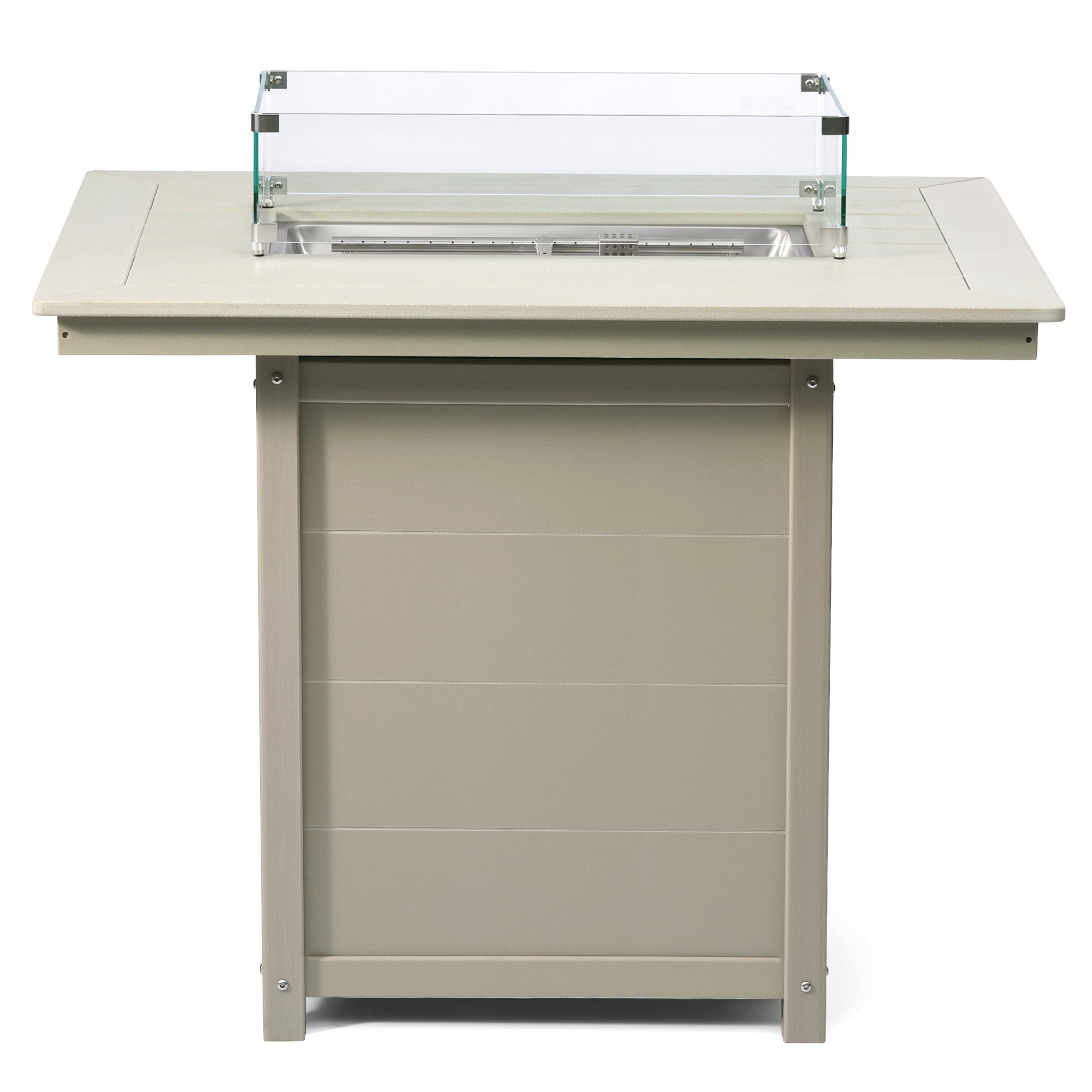 Sedona Rectangular 34" X 46" Counter Fire Pit Table
